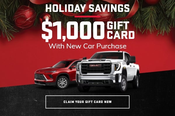 $1,000 Gift Card with New Car Purchase