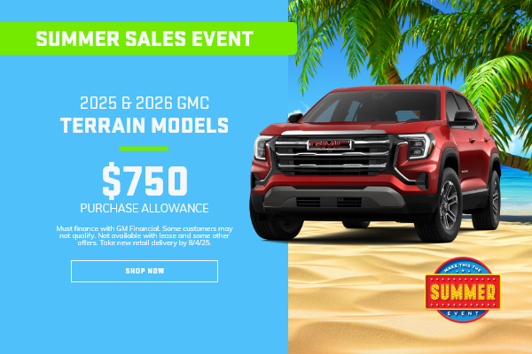 2025 and 2026 GMC Terrain