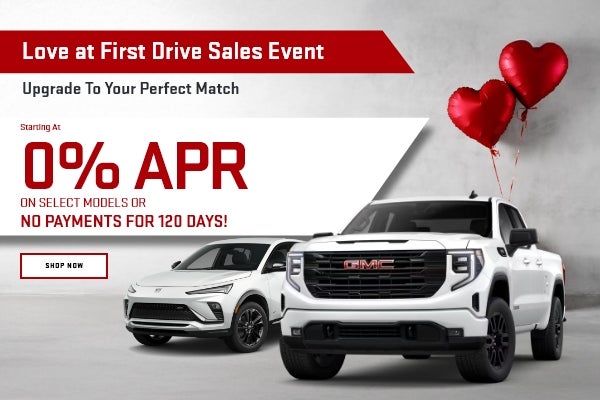 Love at First Drive sales event banner