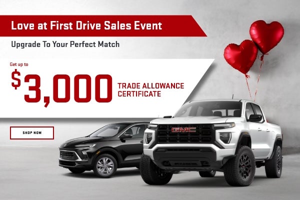 Love at First Drive sales event banner